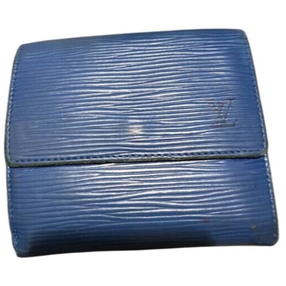 Louis Vuitton Epi Porte Feuille Elise Credit Leather Trifold Wallet